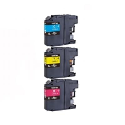 Tusze Brother LC-525 CMY - zamienniki, oryginalne