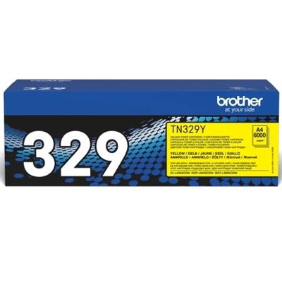 Toner Oryginalny Brother TN-329Y (TN329Y) (Żółty)