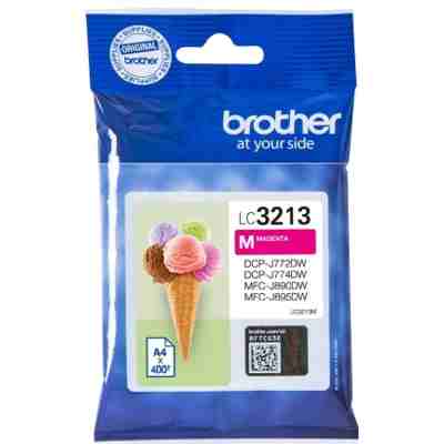 Tusz Oryginalny Brother LC-3213M (LC-3213M) (Purpurowy)